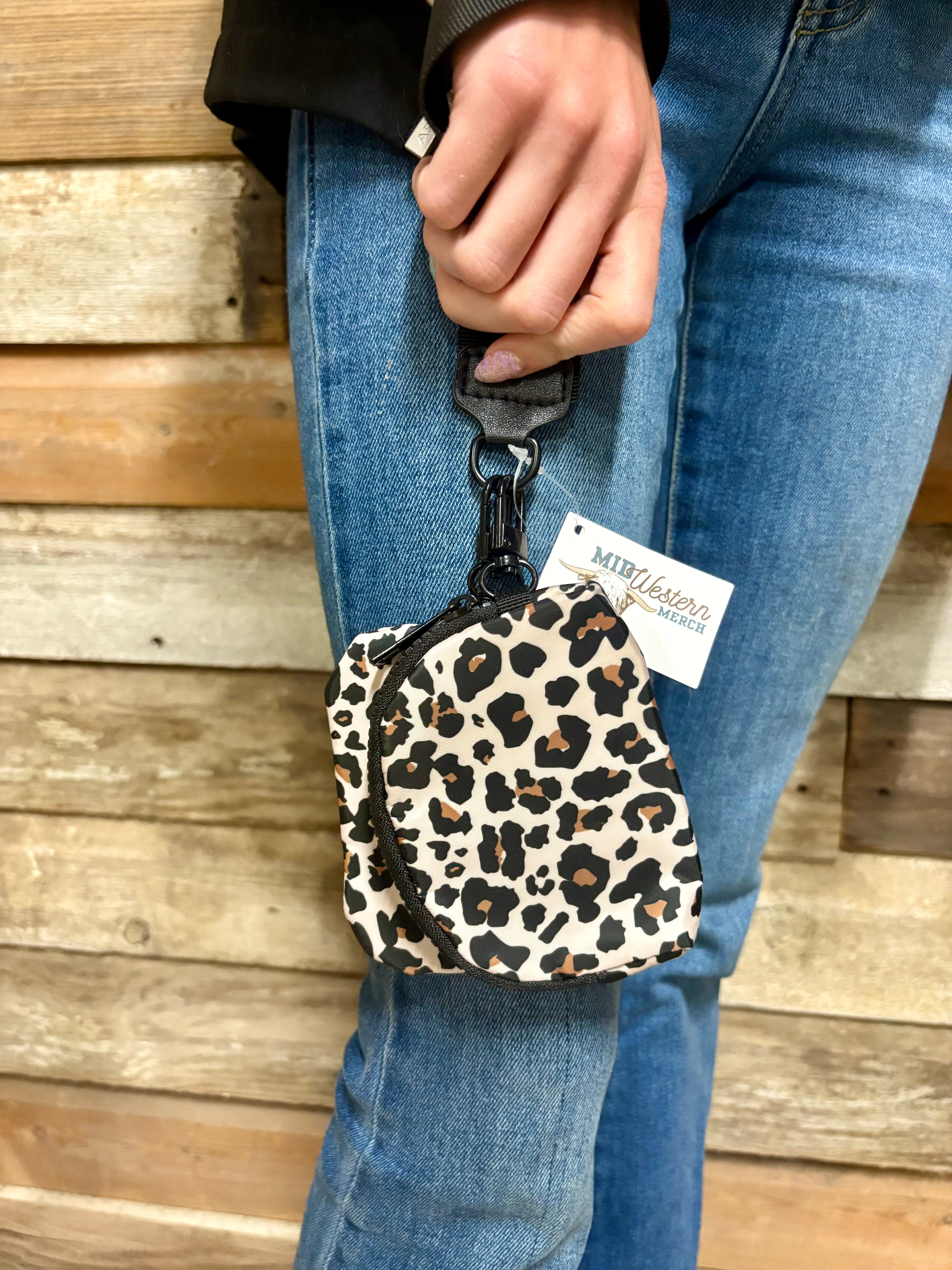 Tragically Cheetah wristlet