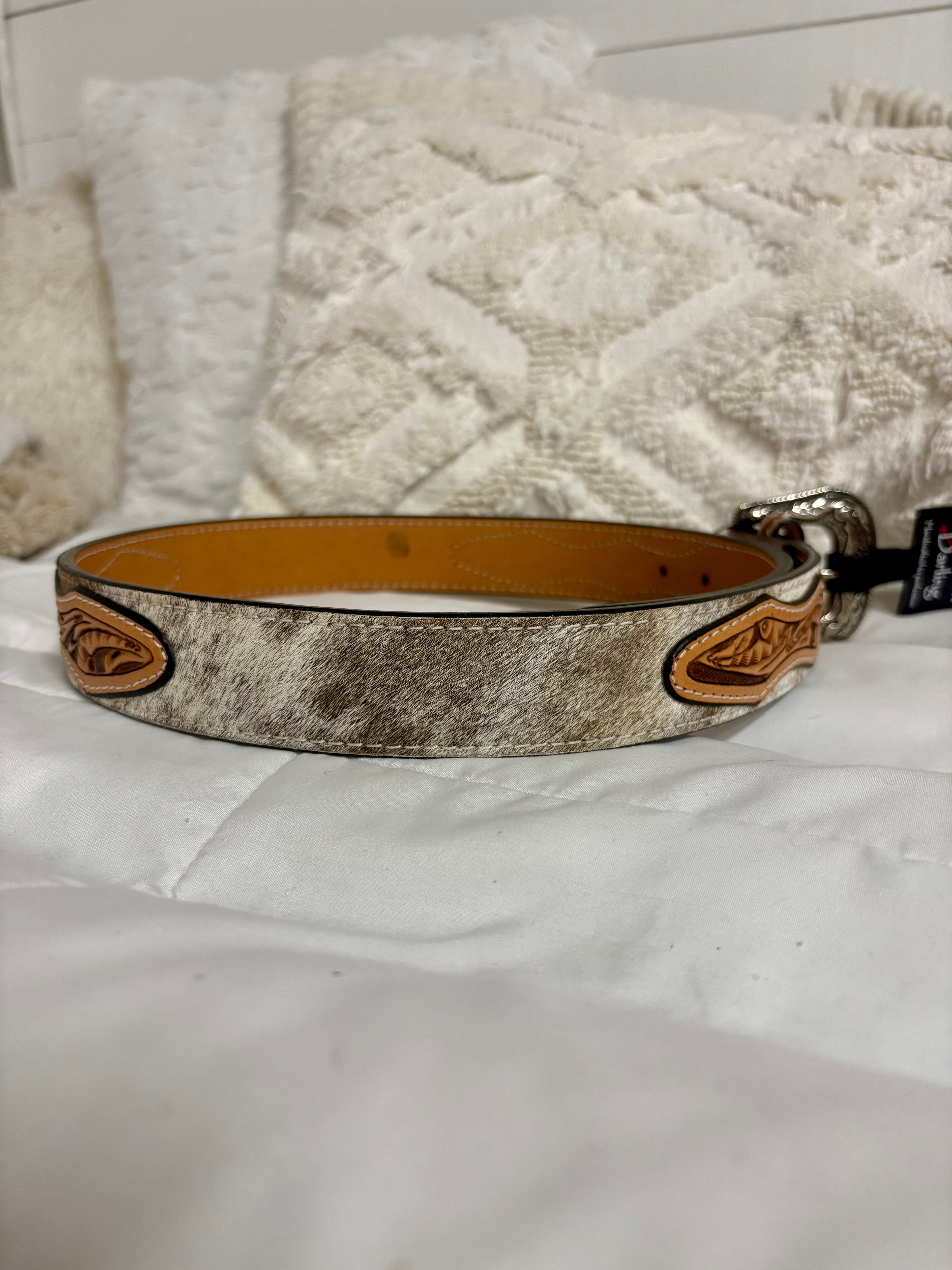 Cowhide belt