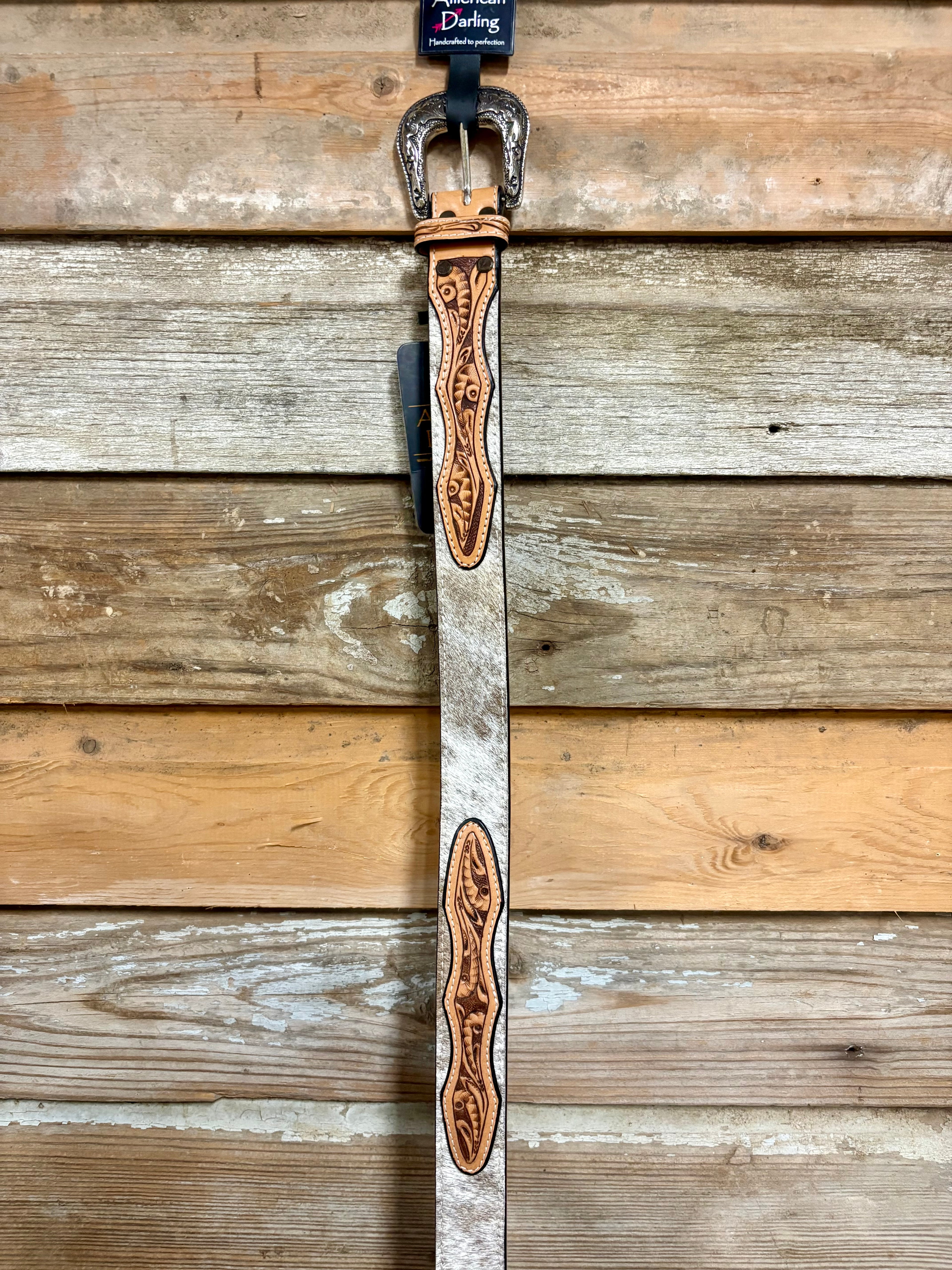 Cowhide belt