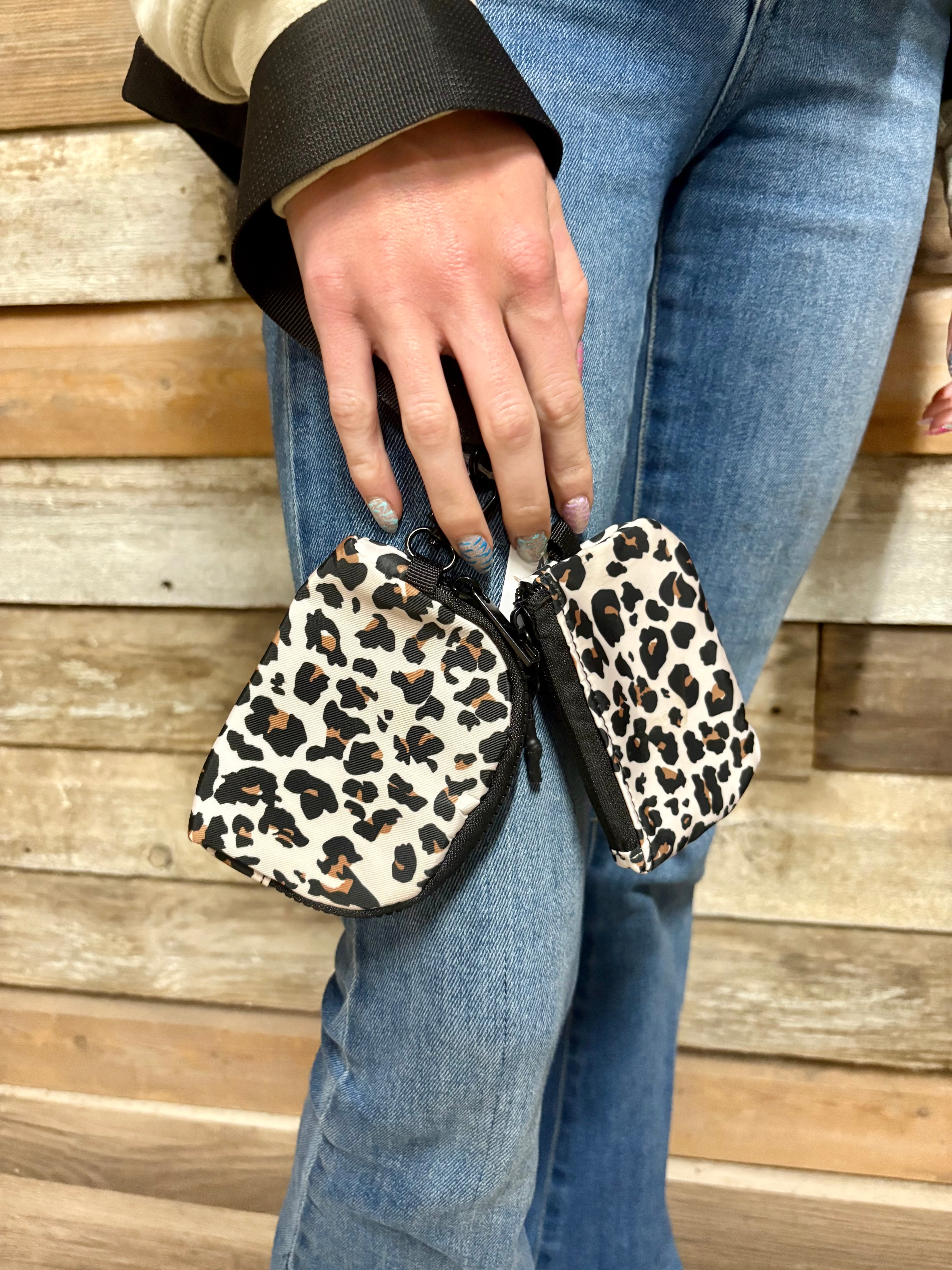 Tragically Cheetah wristlet